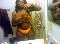 She would be naked, and